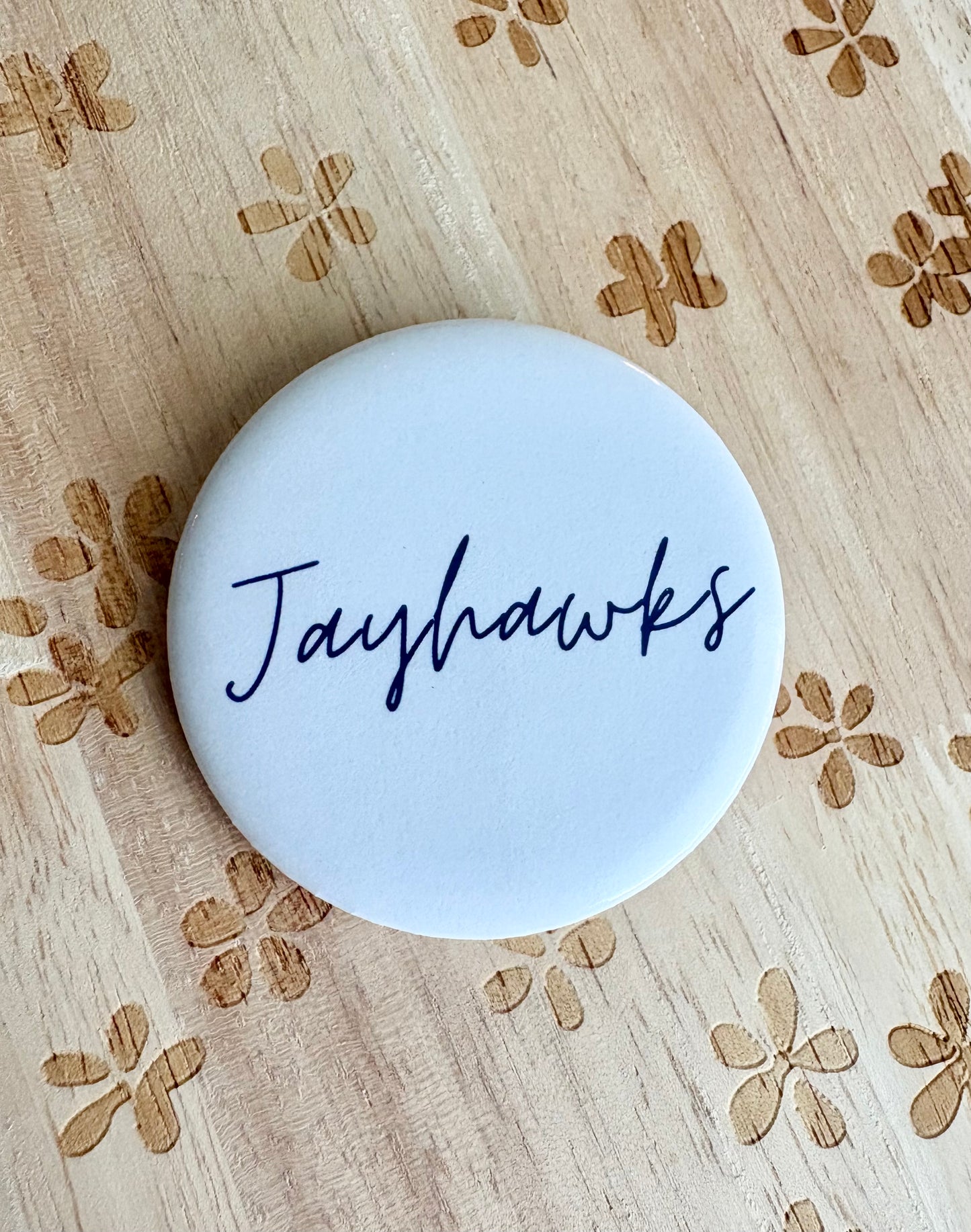 Jayhawks Button