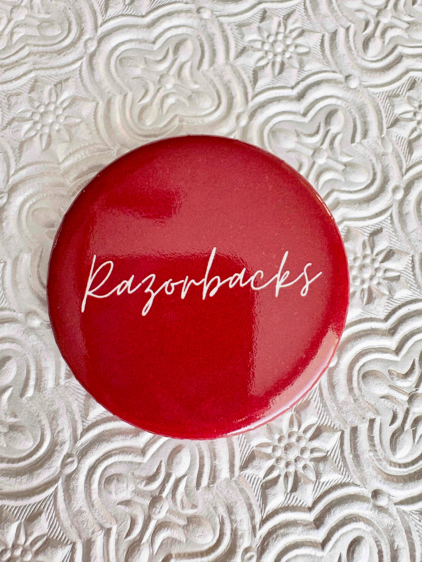 Razorbacks Gameday Pinback Button