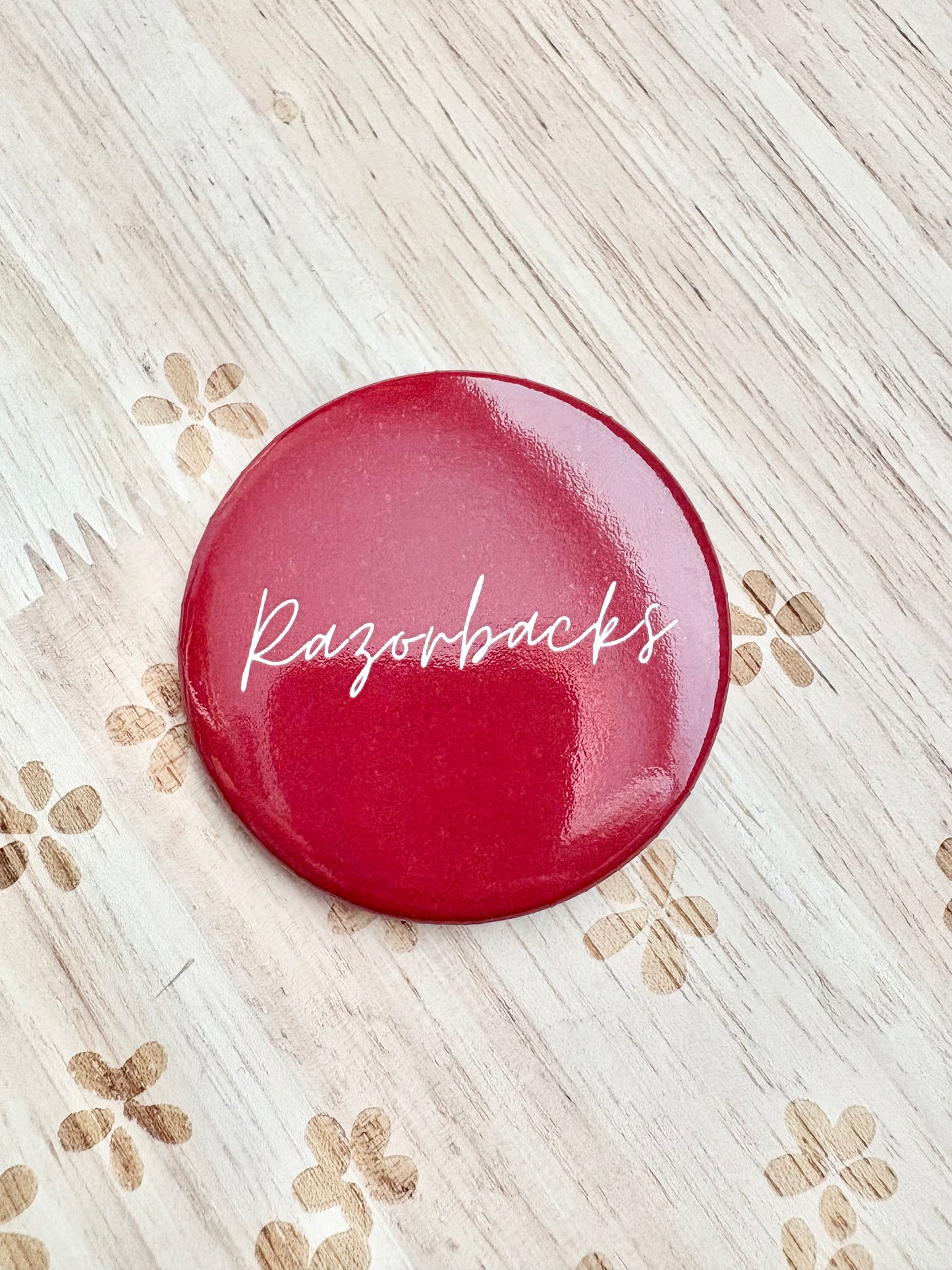 Razorbacks Gameday Pinback Button