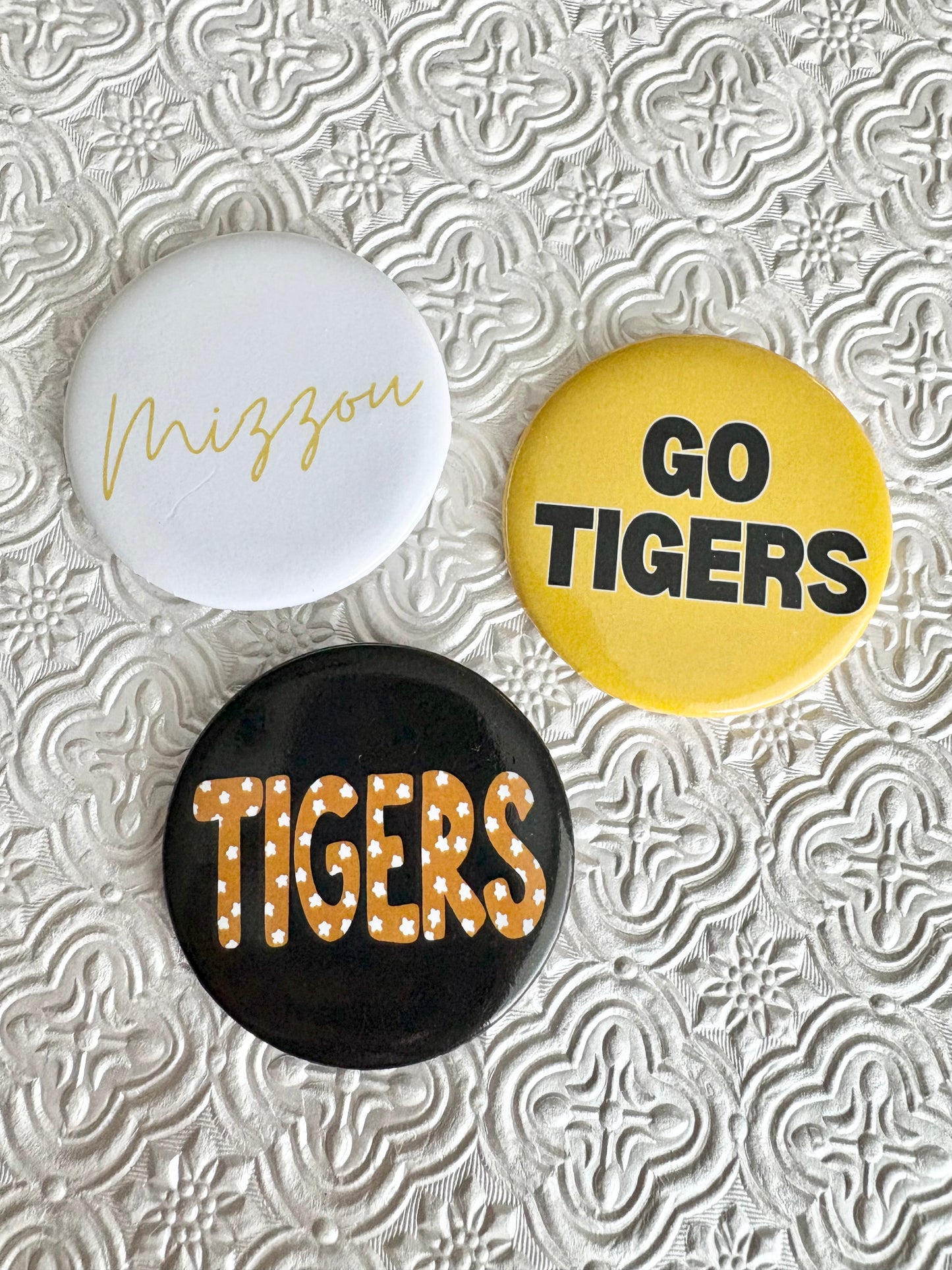 Go Tigers Button