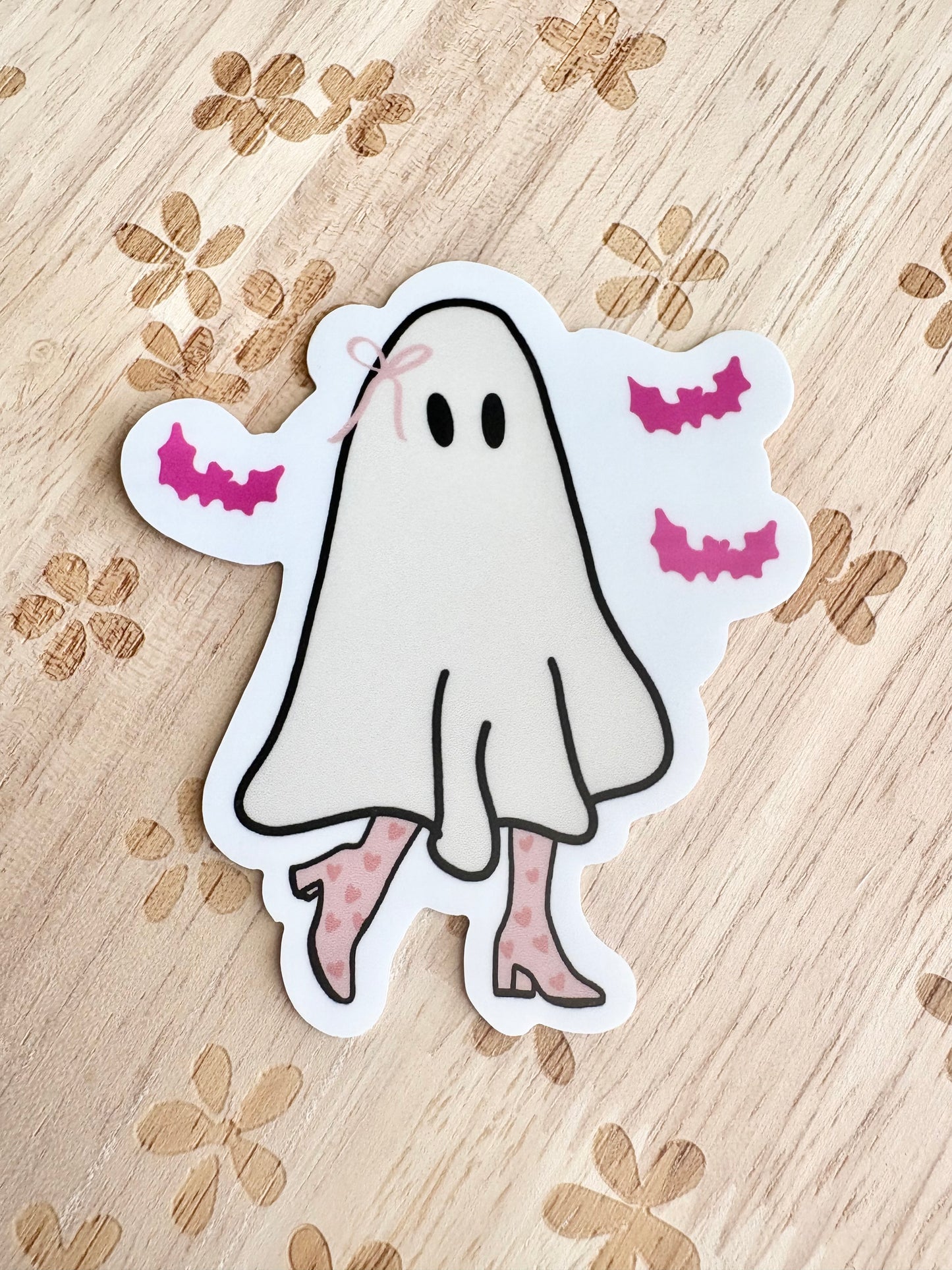 Girly Ghost Sticker
