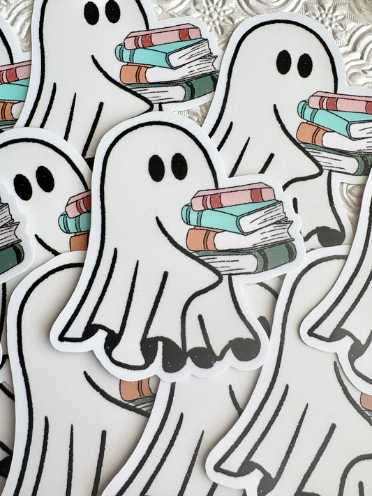 Bookish Ghost Sticker