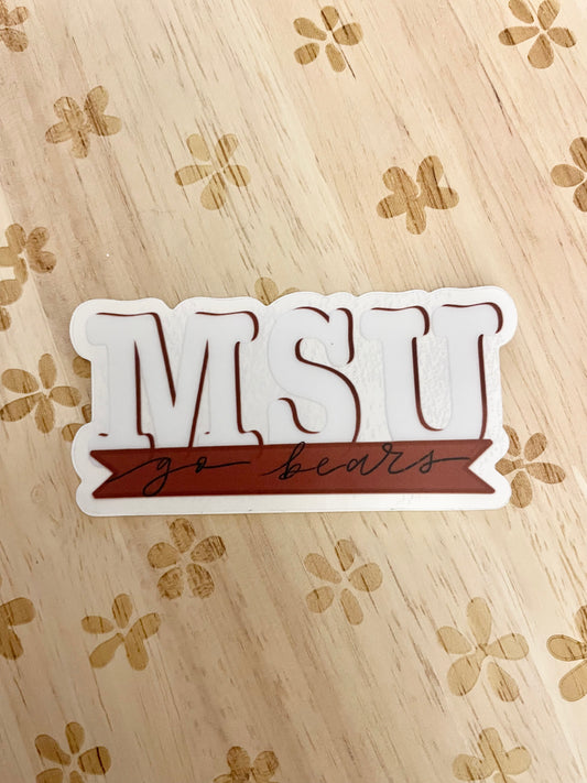 Missouri State Bears Sticker