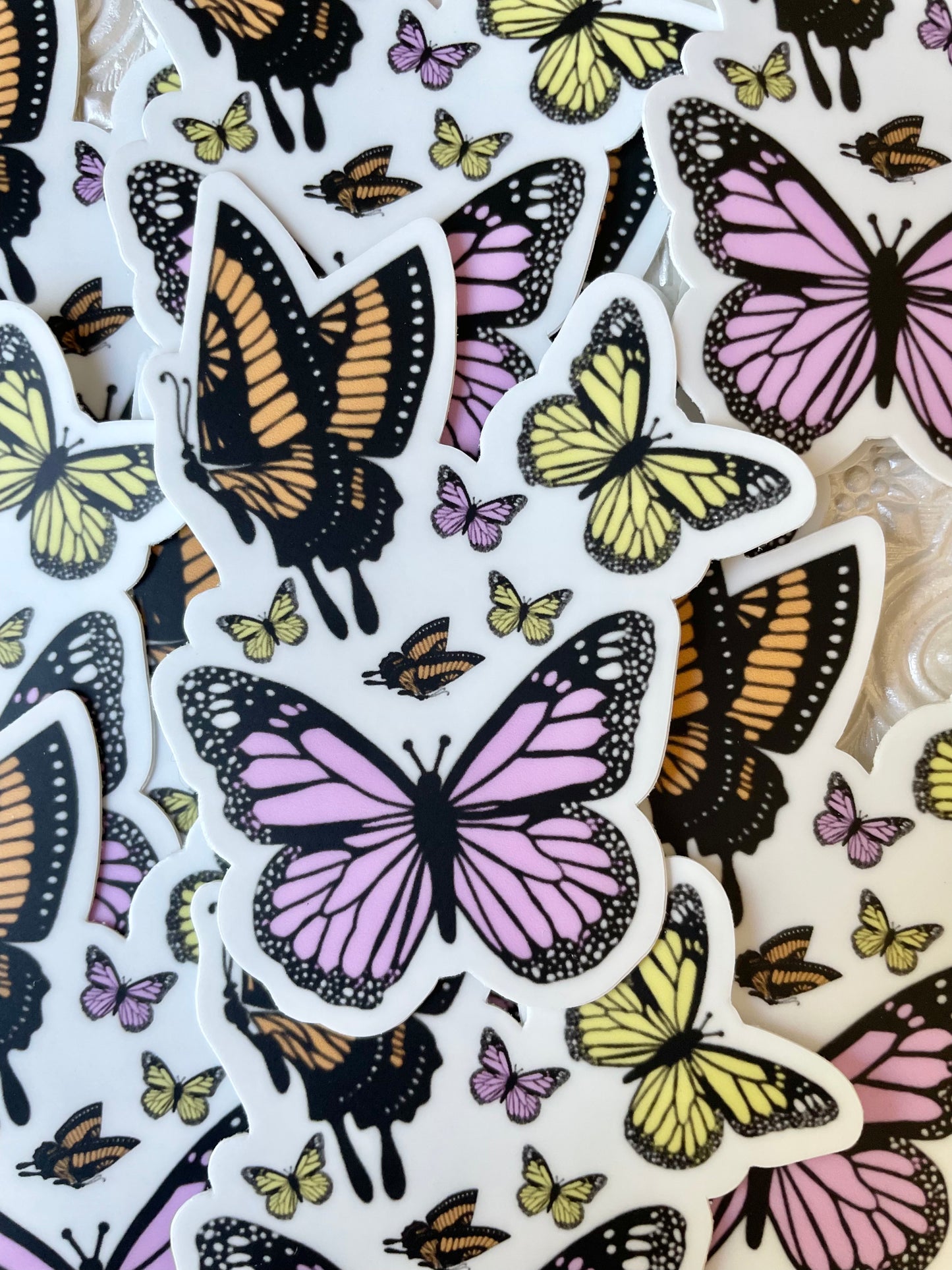 Butterfly Cluster Sticker