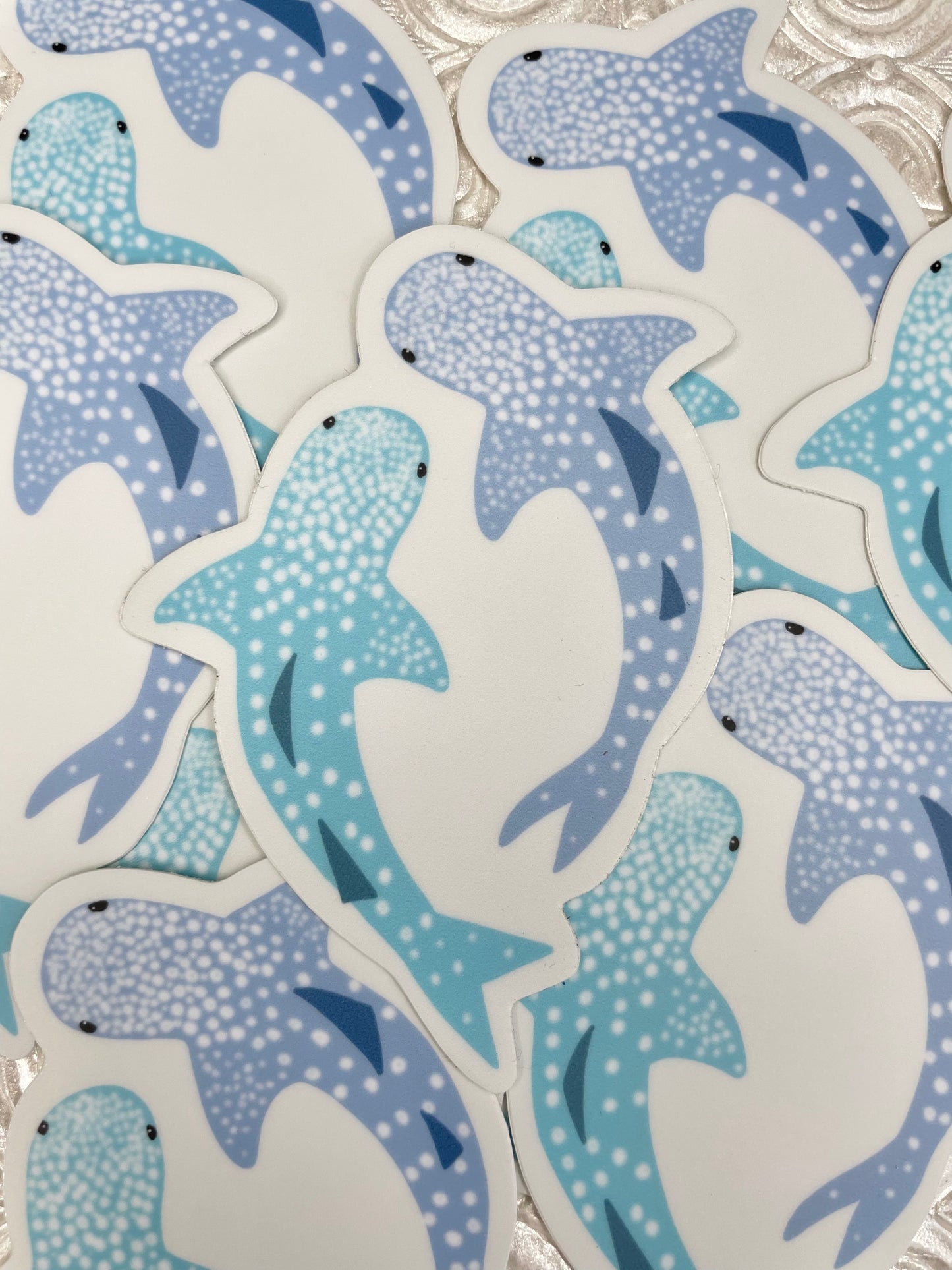 Whale Shark Duo Sticker