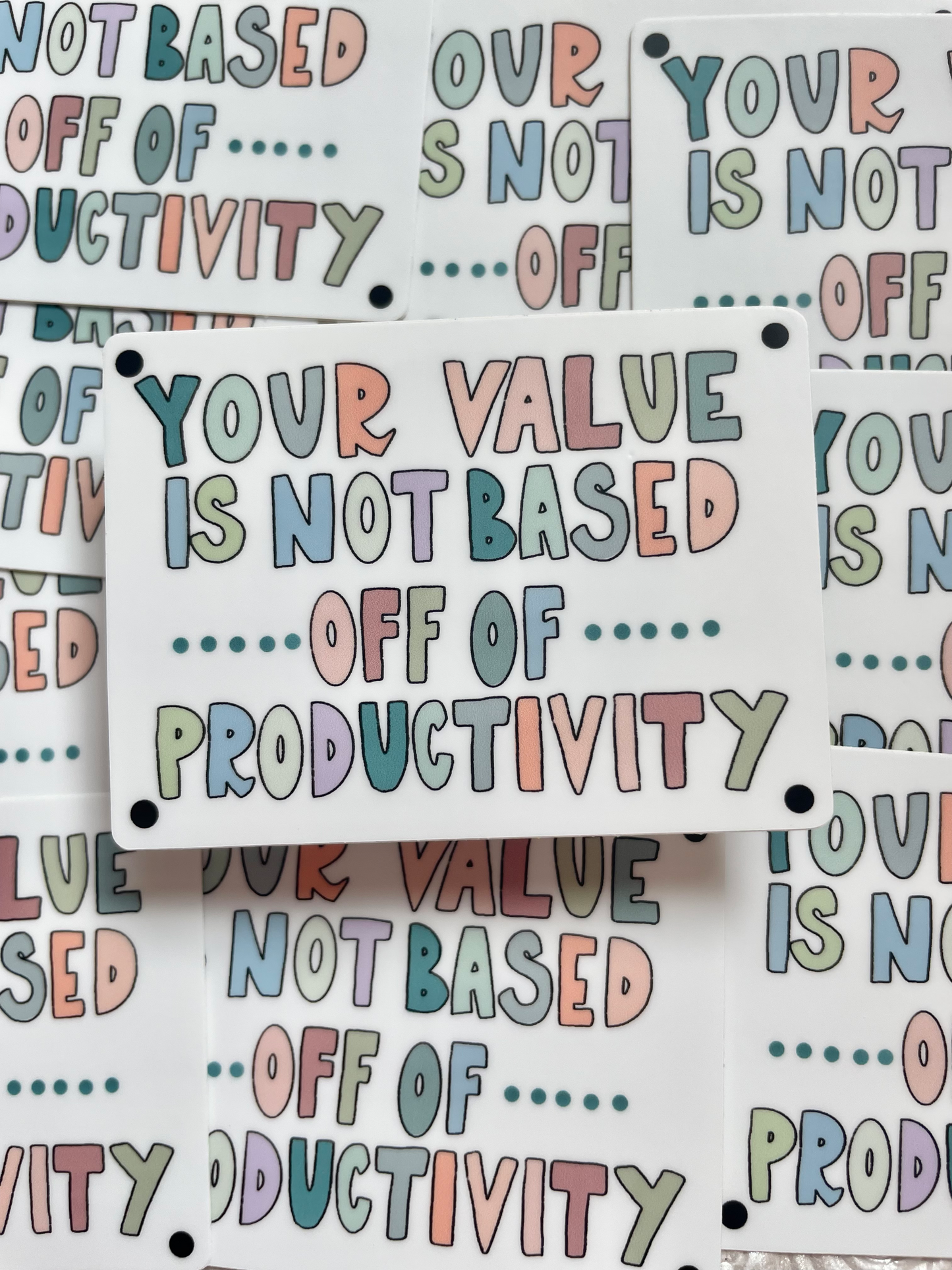 Your Value Affirmation Sticker